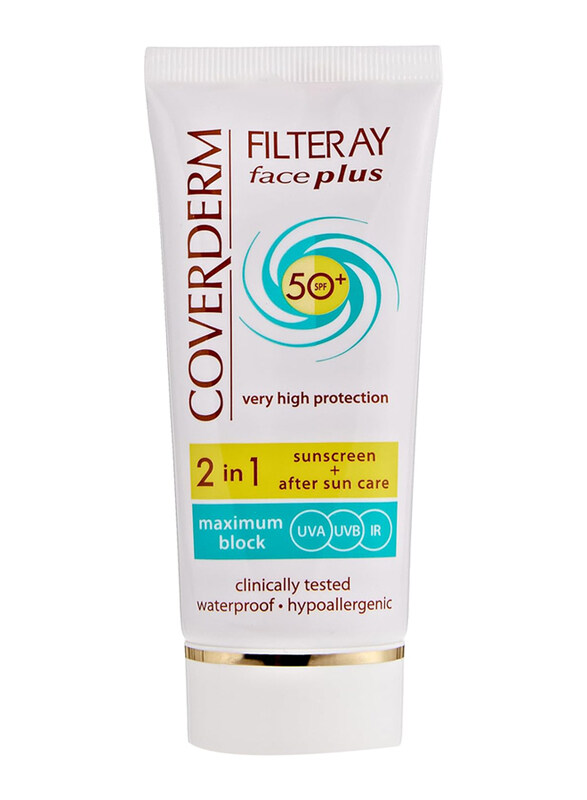 Coverderm SPF50+ Filteray Face Plus Light Beige Normal Skin Cream, 50ml
Coverderm SPF50+ Filteray Face Plus Light Beige Normal Skin Cream, 50ml