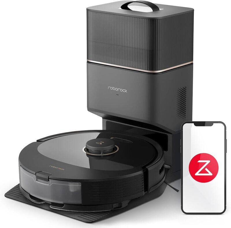 roborock Q8Max Plus Robot Vacuum Cleaner with Self Emptying Dust Station (7 Weeks), Dual Brush, 5500 Pa Suction, No-Go Zones, Cleaning Along Floor Lin
roborock Q8Max Plus Robot Vacuum Cleaner with Self Emptying Dust Station (7 Weeks), Dual Brush, 5500 Pa Suction, No-Go Zones, Cleaning Along Floor Lin