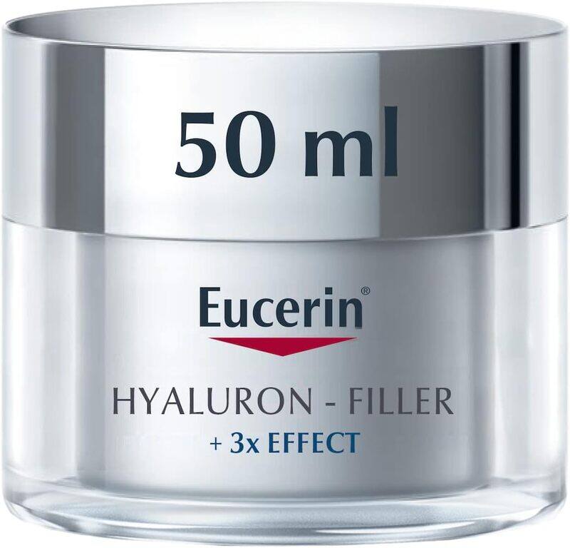 Eucerin Hyaluron Filler Anti-Aging Face Day Cream with Hyaluronic Acid, Plumps up Deep Wrinkles, UVA and UVB Protection, SPF 15, Moisturizer for Dry S
Eucerin Hyaluron Filler Anti-Aging Face Day Cream with Hyaluronic Acid, Plumps up Deep Wrinkles, UVA and UVB Protection, SPF 15, Moisturizer for Dry S
