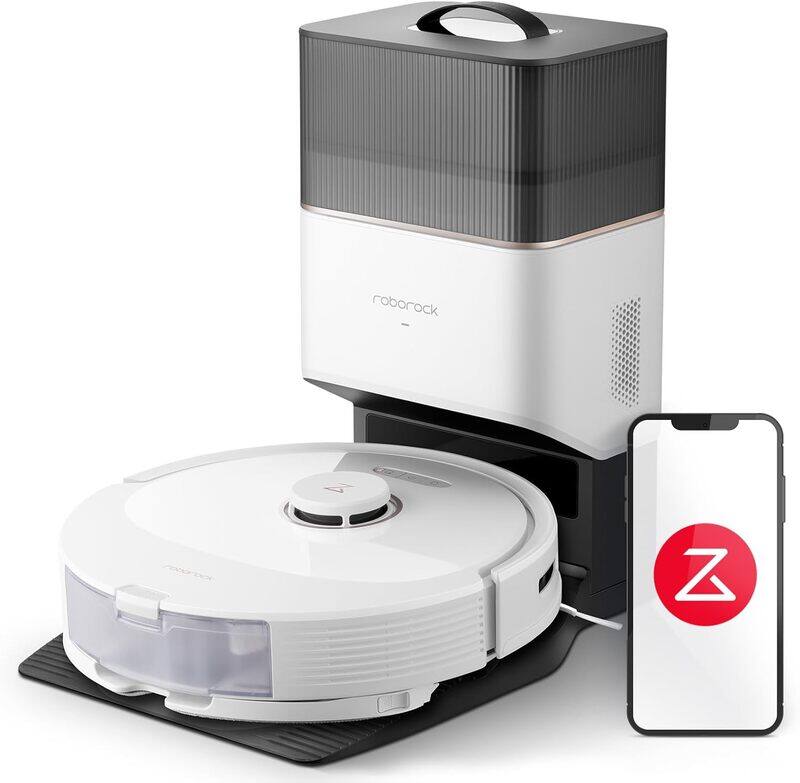 roborock Q8Max Plus Robot Vacuum Cleaner with Self Emptying Dust Station (7 Weeks), Dual Brush, 5500 Pa Suction, No-Go Zones, Cleaning Along Floor Lin
roborock Q8Max Plus Robot Vacuum Cleaner with Self Emptying Dust Station (7 Weeks), Dual Brush, 5500 Pa Suction, No-Go Zones, Cleaning Along Floor Lin