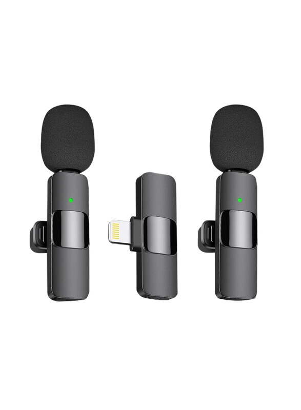 MMG Professional Wireless Lavalier Lapel Microphone for Apple iPhone/iPad, Black
MMG Professional Wireless Lavalier Lapel Microphone for Apple iPhone/iPad, Black