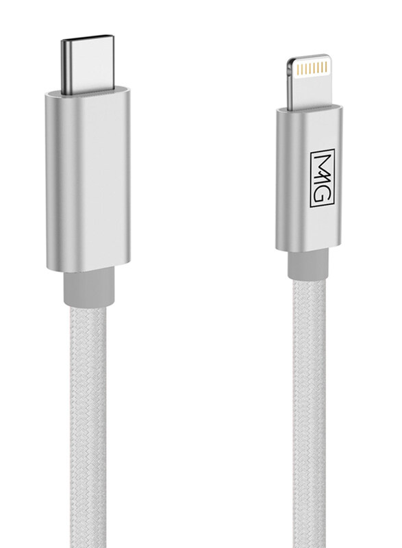 MMG 1-Meter Lightning Charger Cable, USB Type-C to Lightning for Smartphones/Tablets, White
MMG 1-Meter Lightning Charger Cable, USB Type-C to Lightning for Smartphones/Tablets, White