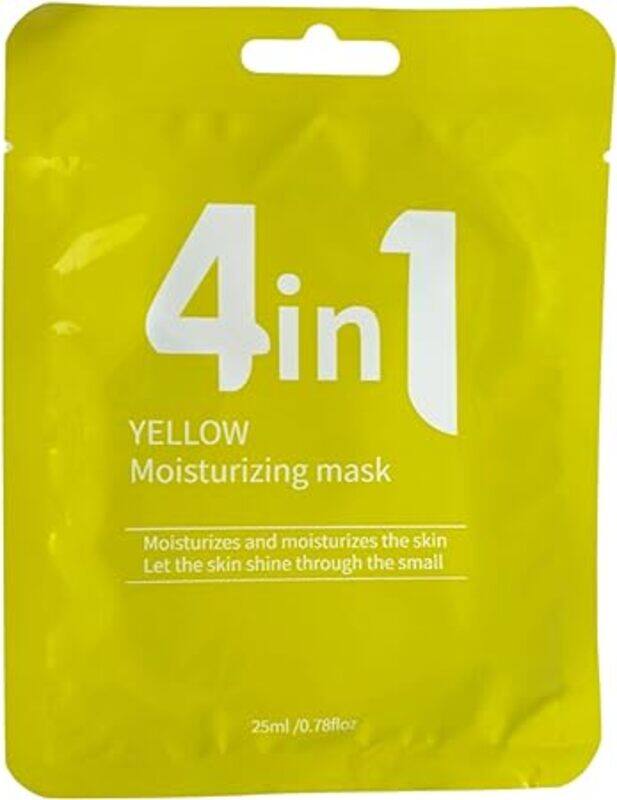 Generic 4 in 1 yellow Moisturizing Facial Mask, Hydrating, Soothing, Anti Aging, Brightening, 25ml, 0.78 fl oz
Generic 4 in 1 yellow Moisturizing Facial Mask, Hydrating, Soothing, Anti Aging, Brightening, 25ml, 0.78 fl oz
