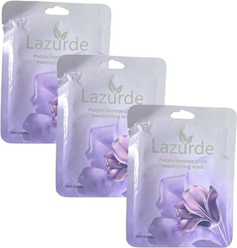 Generic Lazurde Purple Bamboo Plum Moisturizing Facial Mask, Hydrating Formula, 25ml, 0.84 fl oz, pack of 3
Generic Lazurde Purple Bamboo Plum Moisturizing Facial Mask, Hydrating Formula, 25ml, 0.84 fl oz, pack of 3