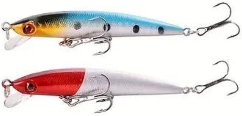Generic 2 Piece of 6.1 gm Slow Sinking Bionic Swimming Lures, Freshwater Saltwater Bass Fishing Bait Kits Fishing
Generic 2 Piece of 6.1 gm Slow Sinking Bionic Swimming Lures, Freshwater Saltwater Bass Fishing Bait Kits Fishing