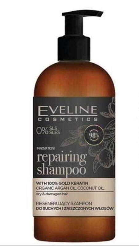 Eveline Organic Gold Repairing Shampoo for Dry and Damaged Hair with Argan Oil 500ml
Eveline Organic Gold Repairing Shampoo for Dry and Damaged Hair with Argan Oil 500ml