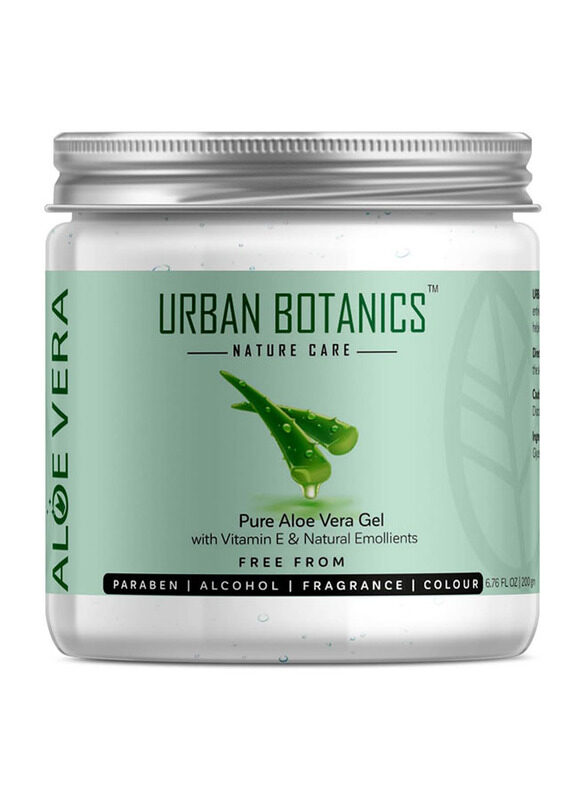 Urban Botanic Pure Aloe Vera Skin/Hair Gel with Vitamin E & Natural Emollients, 2 x 200gm
Urban Botanic Pure Aloe Vera Skin/Hair Gel with Vitamin E & Natural Emollients, 2 x 200gm
