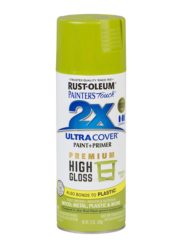 Rust-oleum Painter's Touch 2X Ultra Cover High Gloss Spray, 6 x 12oz, Tropical Leaf
Rust-oleum Painter's Touch 2X Ultra Cover High Gloss Spray, 6 x 12oz, Tropical Leaf