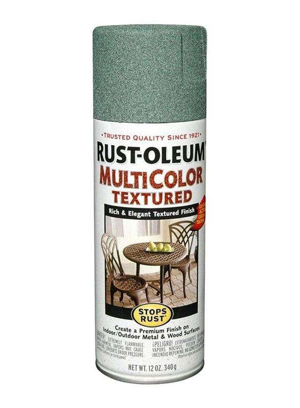 Rust-Oleum Stops Rust Multicolour Textured Metallic Spray Paint, 12oz, Sea Green
Rust-Oleum Stops Rust Multicolour Textured Metallic Spray Paint, 12oz, Sea Green