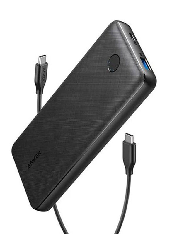 Anker 20000mAh PowerCore Essential Portable Power Bank with 20W High-Capacity USB-C Power Delivery, Black
Anker 20000mAh PowerCore Essential Portable Power Bank with 20W High-Capacity USB-C Power Delivery, Black