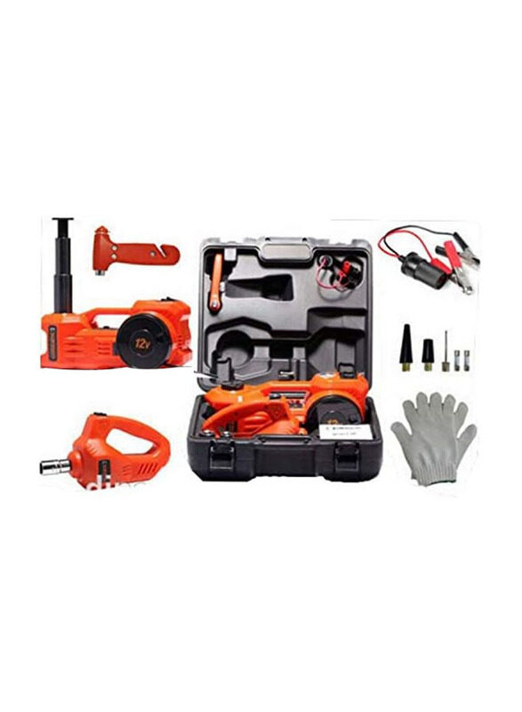 Tawa Professional Multifunctional Jack with Inflatable Air Pump Car Repair Tool Kit, Multicolour
Tawa Professional Multifunctional Jack with Inflatable Air Pump Car Repair Tool Kit, Multicolour