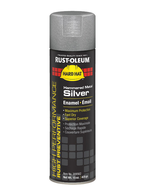 Rust-Oleum High Performance V2100 System Hammered Spray Paint, 15oz, Metal Silver
Rust-Oleum High Performance V2100 System Hammered Spray Paint, 15oz, Metal Silver