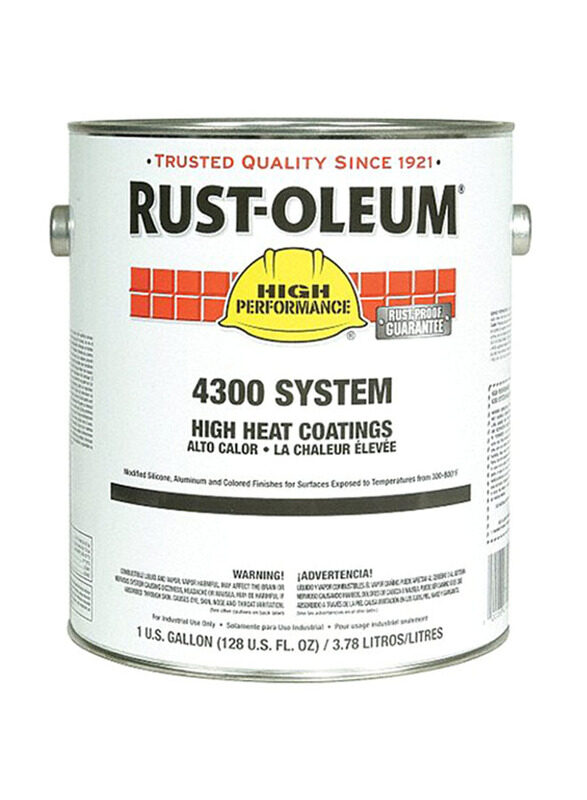 Rust-Oleum High Performance 4300 System Pure Silicone Paint, 1 Gallon, 2-Packet, Aluminum
Rust-Oleum High Performance 4300 System Pure Silicone Paint, 1 Gallon, 2-Packet, Aluminum