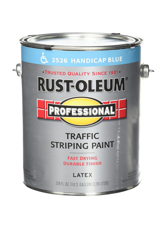 Rust-oleum Professional Traffic Striping Paint 150 Voc, 1 Gallon, Handicap Blue
Rust-oleum Professional Traffic Striping Paint 150 Voc, 1 Gallon, Handicap Blue