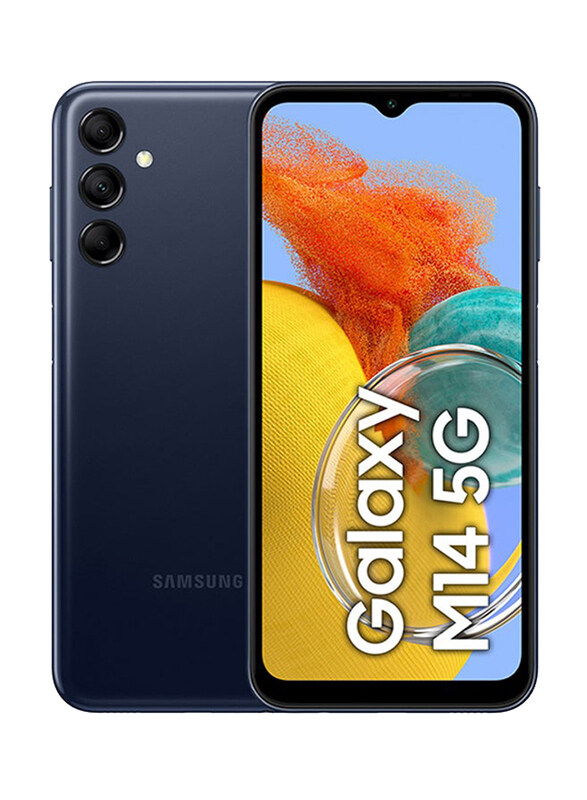 Samsung Galaxy M14 64GB Dark Blue, 4GB RAM, 5G, Dual Sim Smartphone, Middle East Version
Samsung Galaxy M14 64GB Dark Blue, 4GB RAM, 5G, Dual Sim Smartphone, Middle East Version