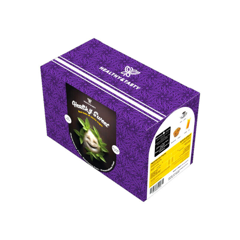 Healthy & Tasty Healthy&Tasty Stevia Natural Sweetener Powder from Stevia Leaves, Zero Calorie - 150g (100 Sachets X 1.5g)
Healthy & Tasty Healthy&Tasty Stevia Natural Sweetener Powder from Stevia Leaves, Zero Calorie - 150g (100 Sachets X 1.5g)