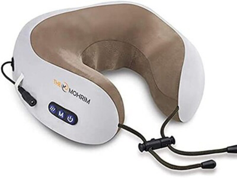 The Mohrim U-Shaped Massage Pillow Portable Electric Neck Massager, One Size, White
The Mohrim U-Shaped Massage Pillow Portable Electric Neck Massager, One Size, White
