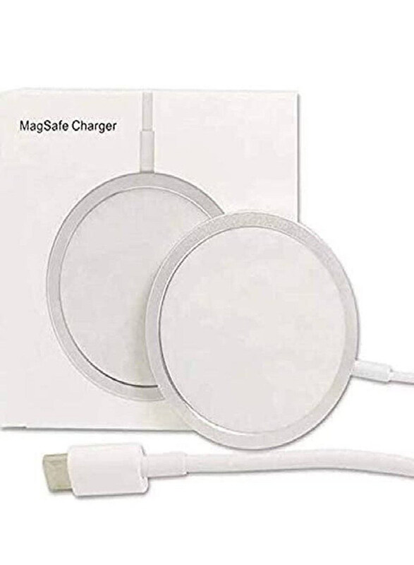 Generic Fast Charging Magnetic Wireless Charger Pad for iPhone 12/12 mini/12 Pro/12 Pro Max, 15W, White
Generic Fast Charging Magnetic Wireless Charger Pad for iPhone 12/12 mini/12 Pro/12 Pro Max, 15W, White