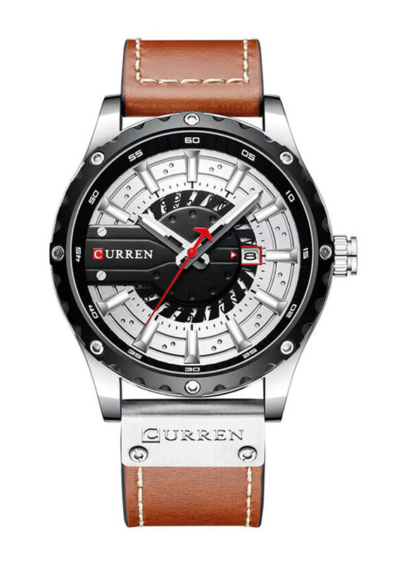 Curren Analog Watch for Men with Leather Band, Water Resistant, J-4746LK, Brown-Multicolour
Curren Analog Watch for Men with Leather Band, Water Resistant, J-4746LK, Brown-Multicolour