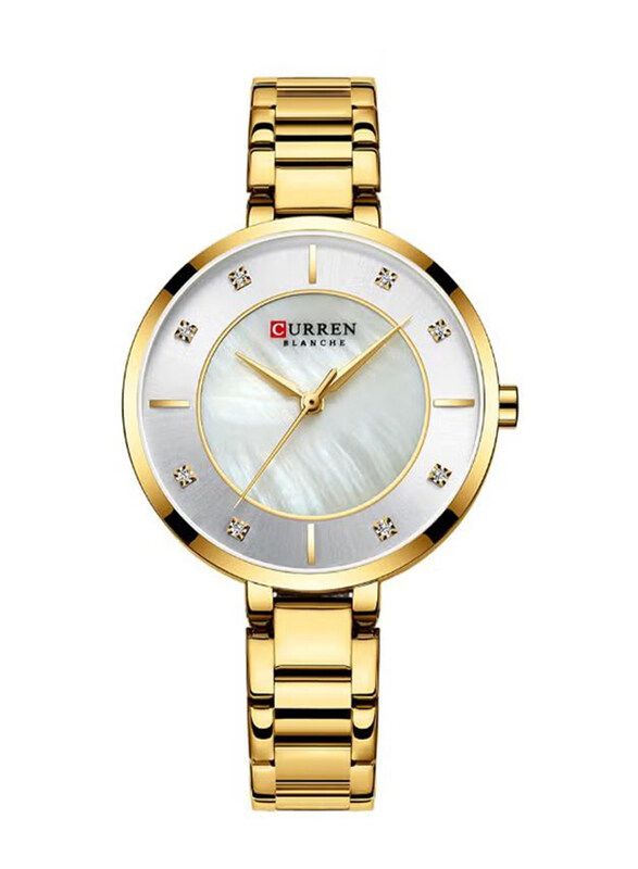 Curren Analog Watch for Women with Alloy Band, Water Resistant, J3951G-KM, Gold-Silver
Curren Analog Watch for Women with Alloy Band, Water Resistant, J3951G-KM, Gold-Silver