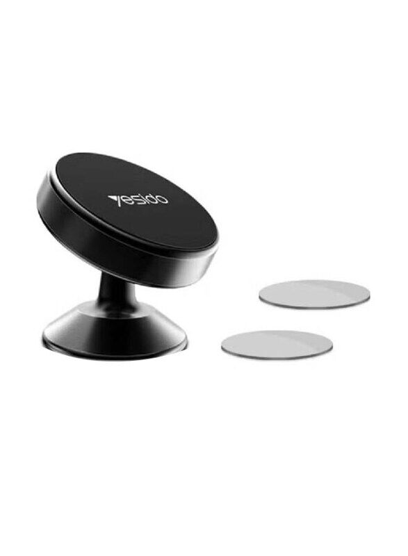 Yesido Universal 360 Angle Adjustable Car Magnetic Mobile Phone Holder Mount, Black
Yesido Universal 360 Angle Adjustable Car Magnetic Mobile Phone Holder Mount, Black
