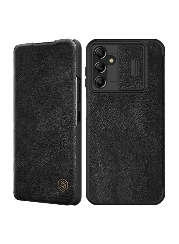Nillkin Samsung Galaxy A54 5g Qin Leather Mobile Phone Case Cover with Slide Camera Protection, Black
Nillkin Samsung Galaxy A54 5g Qin Leather Mobile Phone Case Cover with Slide Camera Protection, Black