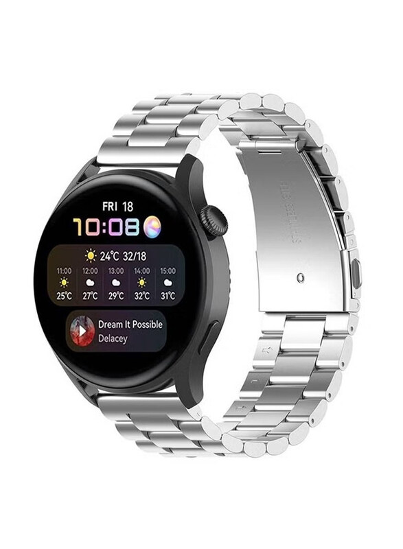 Generic Replacement Stainless Steel Strap for Huawei Watch 3/Huawei Watch 3 Pro, Silver
Generic Replacement Stainless Steel Strap for Huawei Watch 3/Huawei Watch 3 Pro, Silver