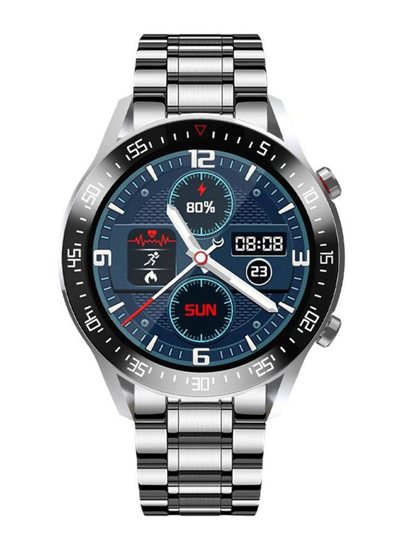 Generic 46mm Sports and Business Smartwatch, IP68 Waterproof, Pedometer, Silver
Generic 46mm Sports and Business Smartwatch, IP68 Waterproof, Pedometer, Silver