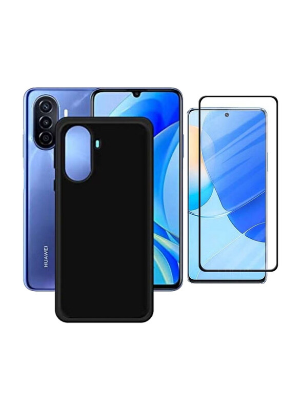Generic Huawei Nova Y70 9H Hardness Anti-Scratch Bubble-Free Tempered Glass Screen And Protective Mobile Phone Back Case Cover, Clear/Black
Generic Huawei Nova Y70 9H Hardness Anti-Scratch Bubble-Free Tempered Glass Screen And Protective Mobile Phone Back Case Cover, Clear/Black
