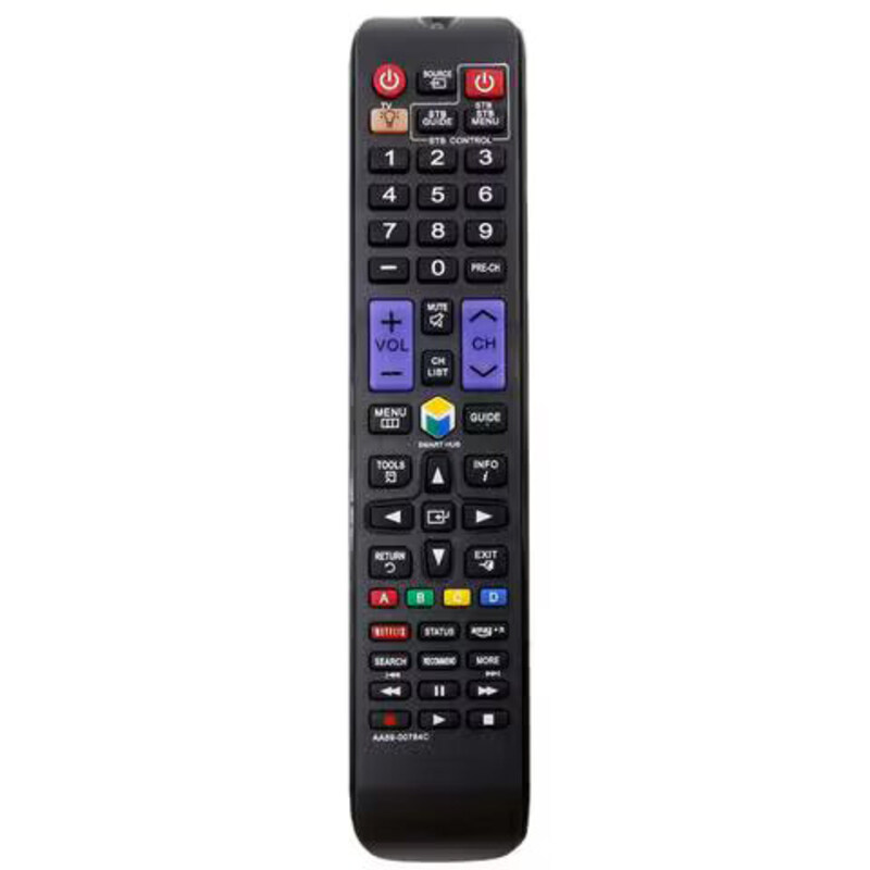 BGM Allimity New AA59-00784C Replace Remote Control for Samsung LED LCD TV, Black
BGM Allimity New AA59-00784C Replace Remote Control for Samsung LED LCD TV, Black