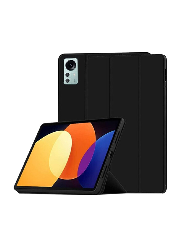 Dux Ducis Xiaomi Pad 5 Pro 12.4-inch Premium PU Ultra Thin Smart Cover with Auto Sleep Wake Feature Case Cover, Black
Dux Ducis Xiaomi Pad 5 Pro 12.4-inch Premium PU Ultra Thin Smart Cover with Auto Sleep Wake Feature Case Cover, Black