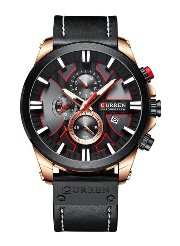 Curren Luxury Business Analog Watch for Men with Leather Band, Chronograph, J4299B-2-KM, Black
Curren Luxury Business Analog Watch for Men with Leather Band, Chronograph, J4299B-2-KM, Black