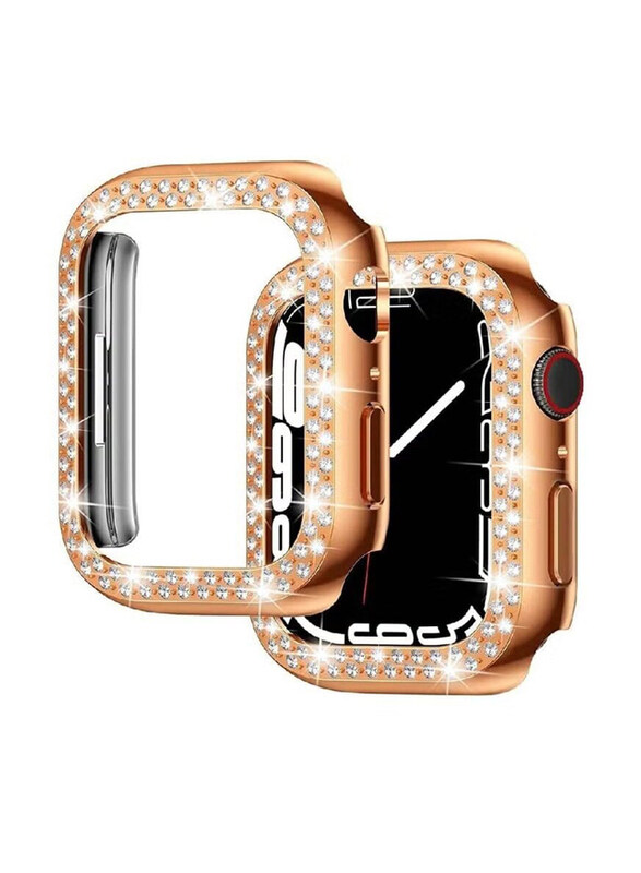 Generic Diamond Guard Shockproof Frame Case Cover for Apple Watch 45mm, Rose Gold
Generic Diamond Guard Shockproof Frame Case Cover for Apple Watch 45mm, Rose Gold