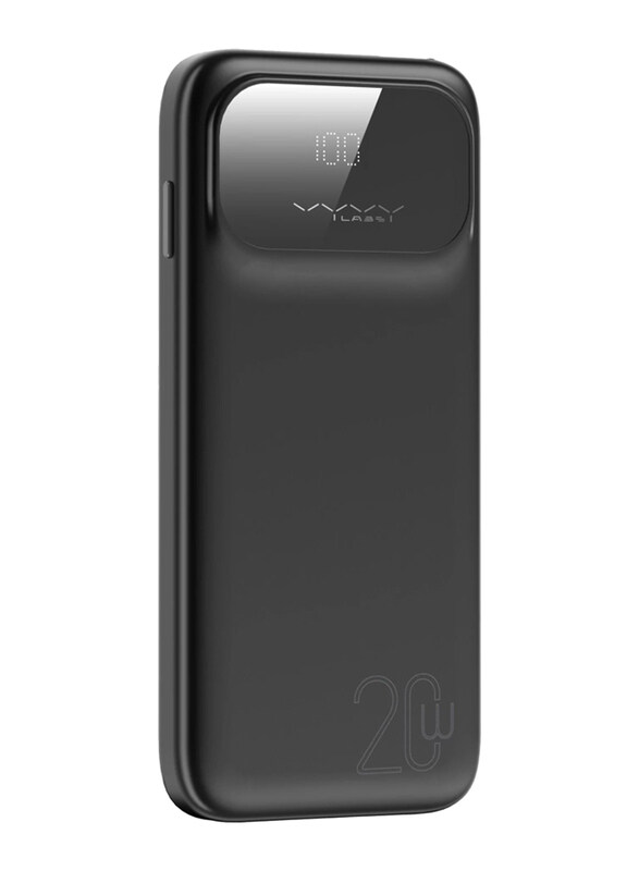 Vyvylabs 10000mAh Leca Digital Display Fast Charge Power Bank with USB A & USB C, Black
Vyvylabs 10000mAh Leca Digital Display Fast Charge Power Bank with USB A & USB C, Black