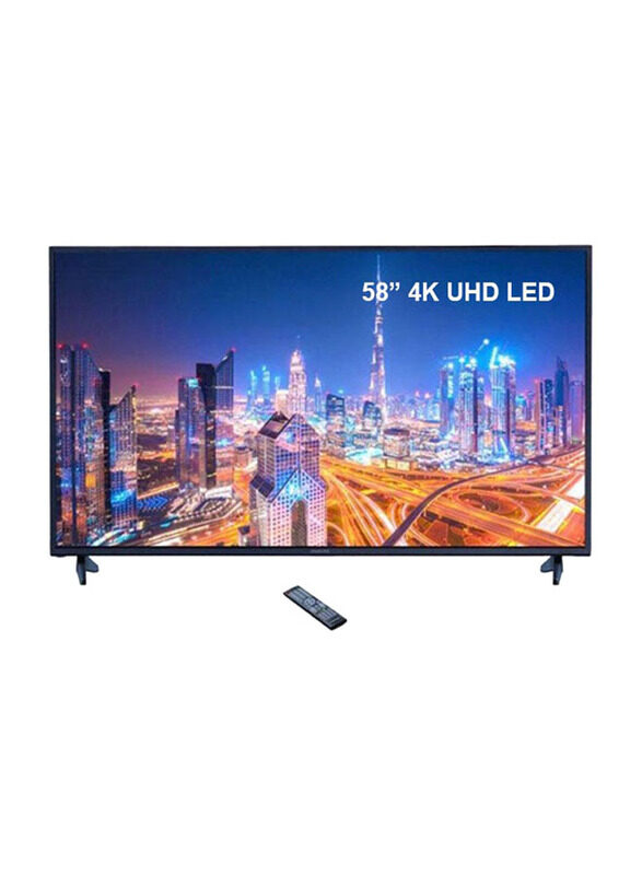 Nikai 58-Inch Flat 4K UHD Smart LED TV, UHD60SLED1-A/UHD60SLED2/UHD60SLED-FL, Black
Nikai 58-Inch Flat 4K UHD Smart LED TV, UHD60SLED1-A/UHD60SLED2/UHD60SLED-FL, Black