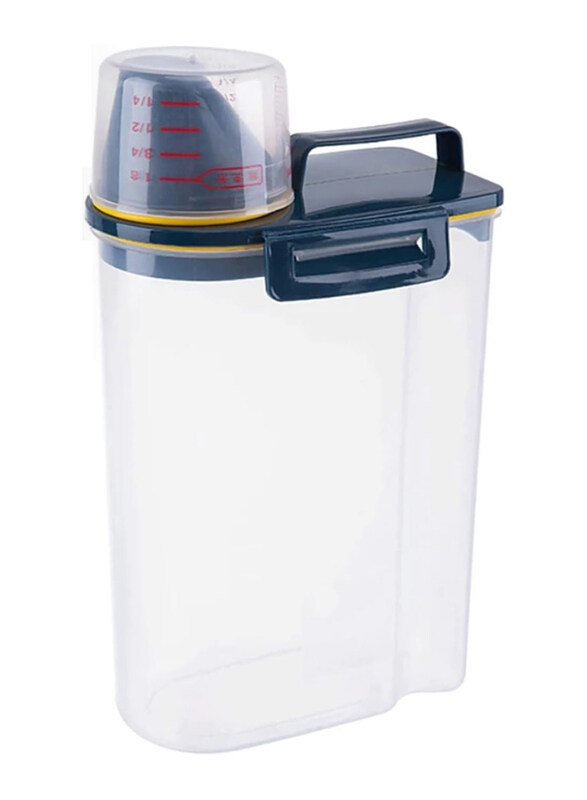 Hexar Airtight Rice, Pulses, Cereals & Dry Food Storage Containers with Measuring Cup, 2.5L, 2 Pieces, Clear
Hexar Airtight Rice, Pulses, Cereals & Dry Food Storage Containers with Measuring Cup, 2.5L, 2 Pieces, Clear