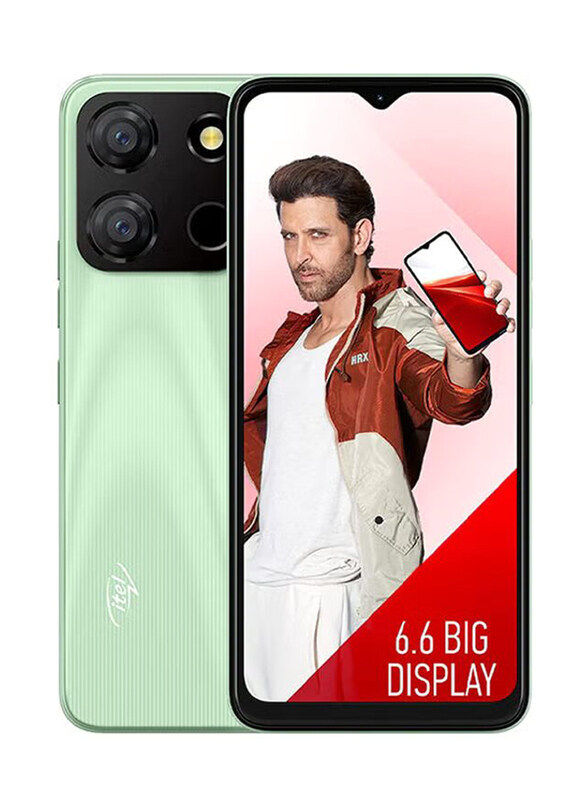 Itel A60S 64GB Glacier Green, 2GB RAM, 4G, Dual Sim Smartphone, Middle East Version
Itel A60S 64GB Glacier Green, 2GB RAM, 4G, Dual Sim Smartphone, Middle East Version