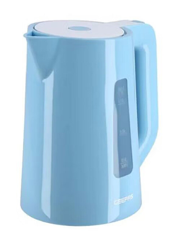 Geepas 1.7L Cordless Electric Kettle, 2200W, with Safety Lock & Boil Dry Protection, GK5449N, Blue
Geepas 1.7L Cordless Electric Kettle, 2200W, with Safety Lock & Boil Dry Protection, GK5449N, Blue