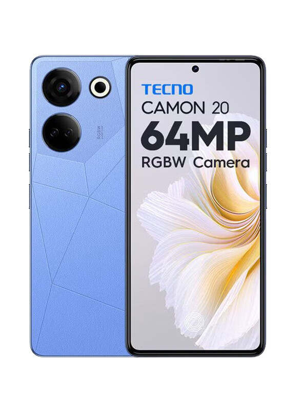 Tecno Camon 20 256GB Serenity Blue, 8GB RAM, 4G, Dual Sim Smartphone, Middle East Version
Tecno Camon 20 256GB Serenity Blue, 8GB RAM, 4G, Dual Sim Smartphone, Middle East Version