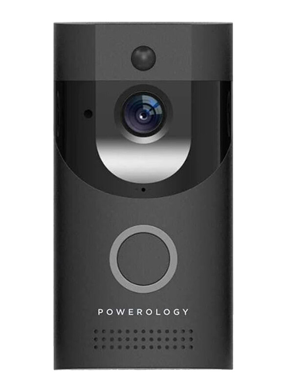 Powerology Smart Video Doorbell with Two Way Talk, Motion Sensor, Mobile Notification, 166 Degree, Night Vision, IPX4 Water Resistant, Up to 32GB for
Powerology Smart Video Doorbell with Two Way Talk, Motion Sensor, Mobile Notification, 166 Degree, Night Vision, IPX4 Water Resistant, Up to 32GB for