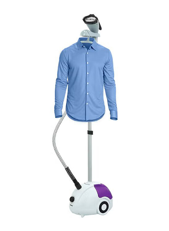 Geepas 1.8 Ltr Garment Vertical Portable Fast Heat Clothes Steamer 2000W with Dual Steam Levels, Large Water Tank for All Types Of Clothes, GGS25022N,
Geepas 1.8 Ltr Garment Vertical Portable Fast Heat Clothes Steamer 2000W with Dual Steam Levels, Large Water Tank for All Types Of Clothes, GGS25022N,