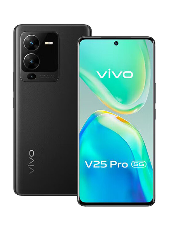 Vivo V25 Pro 256GB Starlight Black, 12GB RAM, 5G, Dual Sim Smartphone, Middle East Version
Vivo V25 Pro 256GB Starlight Black, 12GB RAM, 5G, Dual Sim Smartphone, Middle East Version