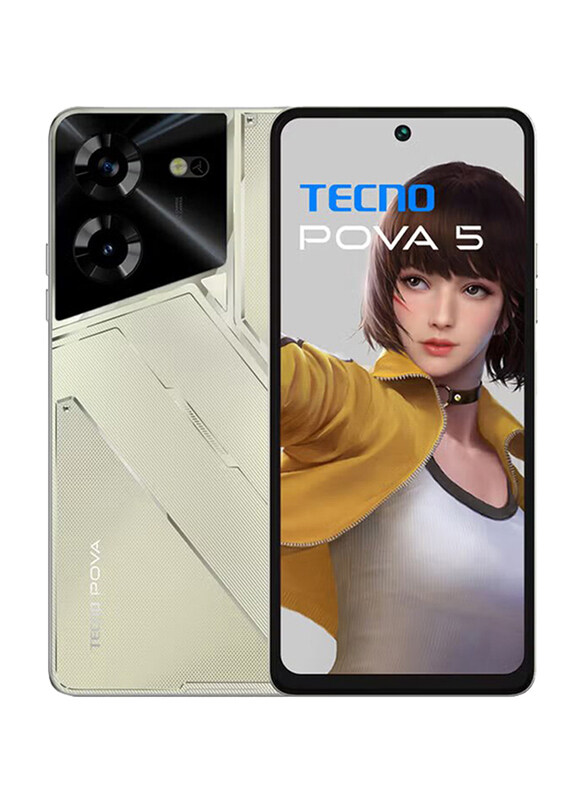 Tecno Pova 5 256GB Amber Gold, 8GB RAM, 4G, Dual Sim Smartphone, Middle East Version
Tecno Pova 5 256GB Amber Gold, 8GB RAM, 4G, Dual Sim Smartphone, Middle East Version