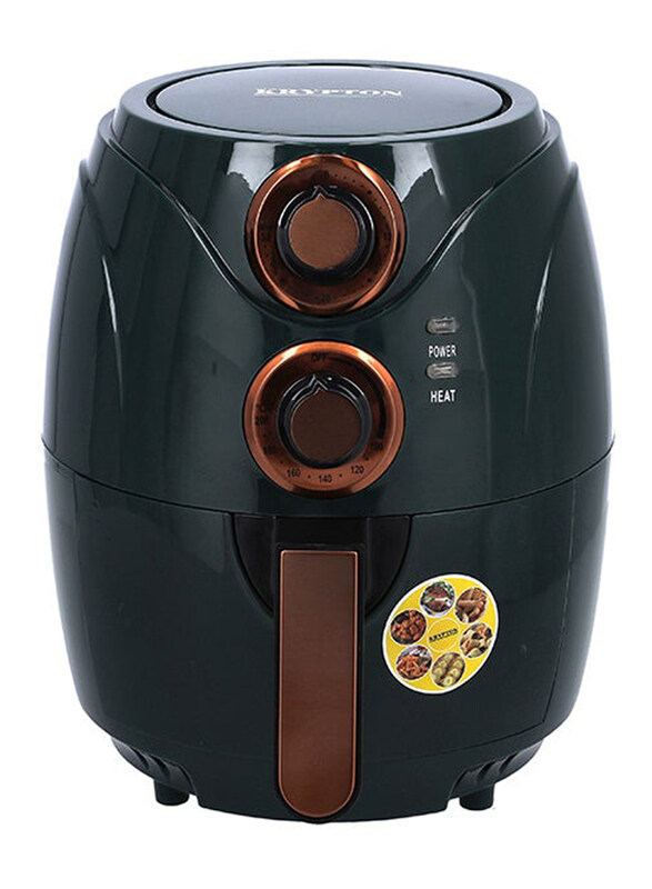 Krypton 2.5L Air Fryer with High Speed Circulation Technology, 1300W, KNAF6339, Black/Green
Krypton 2.5L Air Fryer with High Speed Circulation Technology, 1300W, KNAF6339, Black/Green