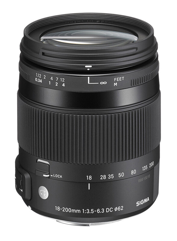 Sigma 18-200mm F/3.5-6.3 DC Macro OS HSM Contemporary Art Lens for All Canon DSLR Camera, Black
Sigma 18-200mm F/3.5-6.3 DC Macro OS HSM Contemporary Art Lens for All Canon DSLR Camera, Black