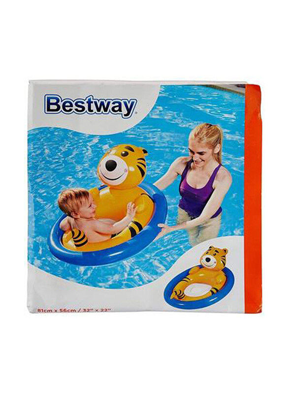 Bestway Float Lil Animal Floater, Orange/Blue