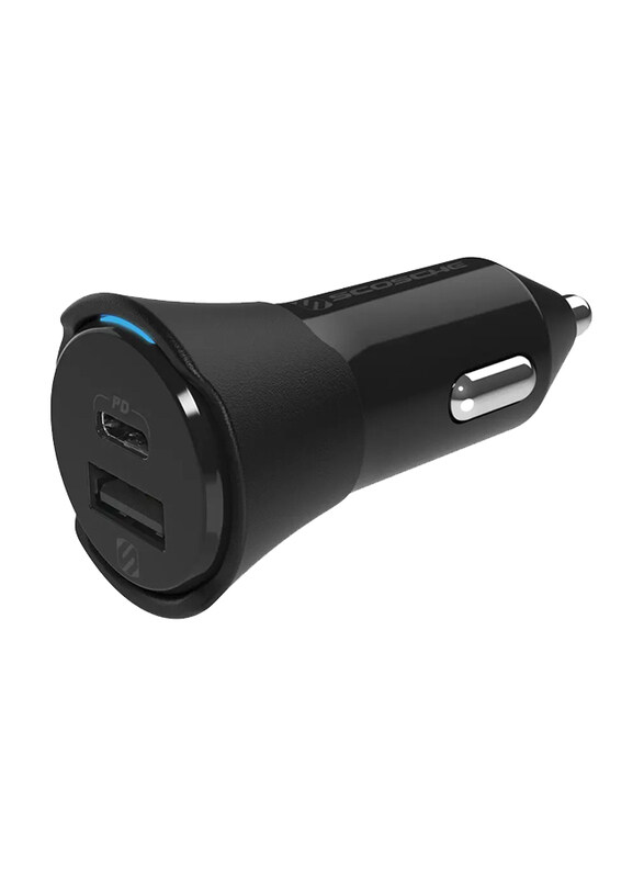 Scosche Powervolt 32W Mini Car Dual Port Charger with 1 USB Type-C & 1 USB Type A Port, Black
Scosche Powervolt 32W Mini Car Dual Port Charger with 1 USB Type-C & 1 USB Type A Port, Black