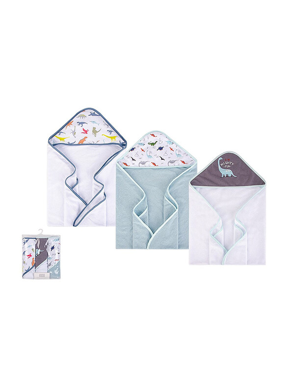 Hudson Baby 3-Piece Dinosaurs Knit Terry Hooded Towel for Baby Boys, Multicolour
Hudson Baby 3-Piece Dinosaurs Knit Terry Hooded Towel for Baby Boys, Multicolour