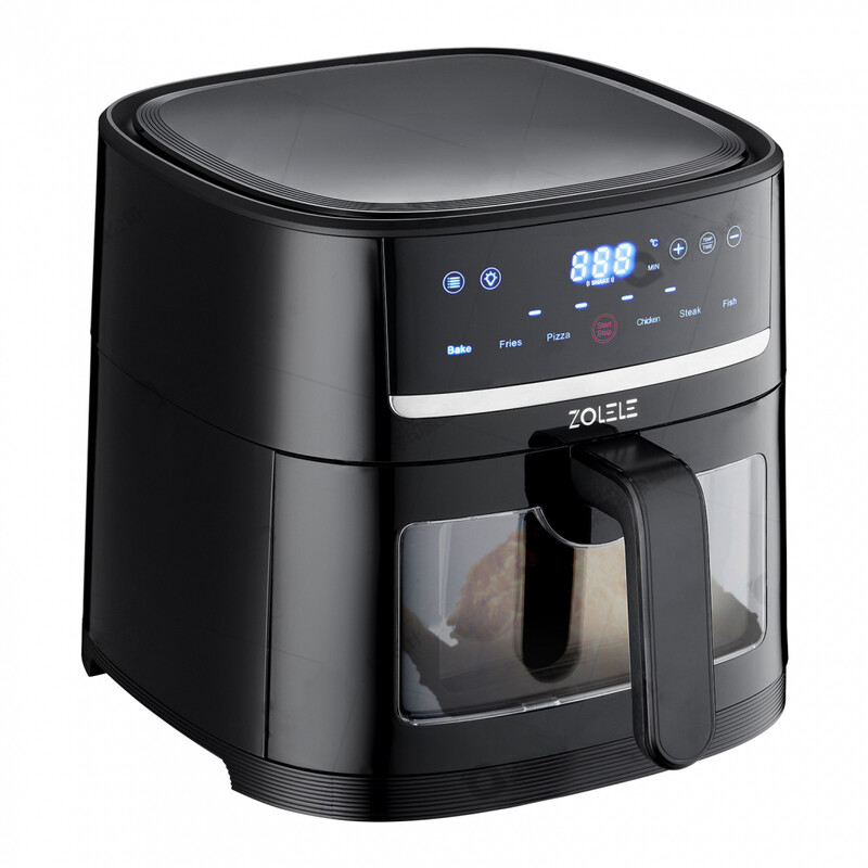 Zolele ZA005 Electric Air Fryer 6L Large Capacity Non Stick Frying Basket Digital Touch Control Panel 360 Degree Hot Air Circulation 6 Preset Cooking
Zolele ZA005 Electric Air Fryer 6L Large Capacity Non Stick Frying Basket Digital Touch Control Panel 360 Degree Hot Air Circulation 6 Preset Cooking