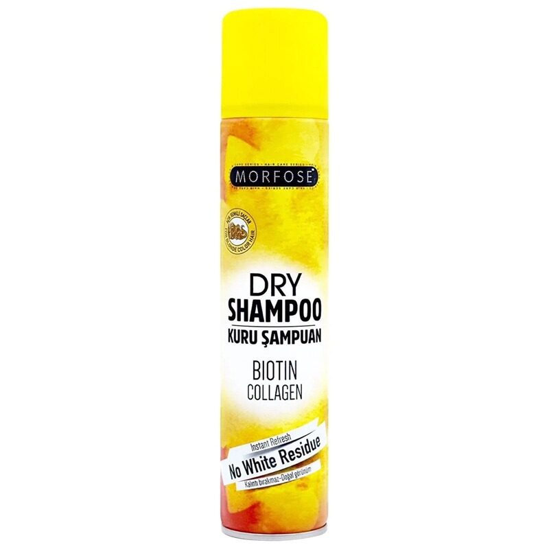 Morfose Dry Shampoo With Biotin & Collagen For Blonde Color Hair No White Residue 200ml
Morfose Dry Shampoo With Biotin & Collagen For Blonde Color Hair No White Residue 200ml